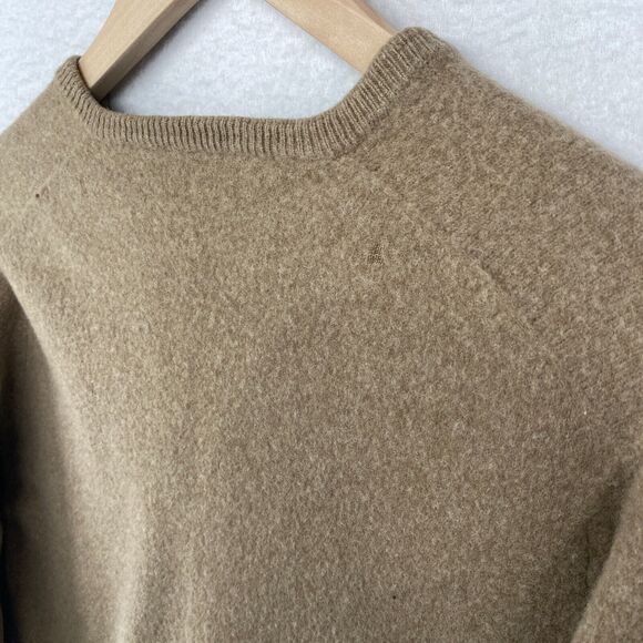 BRAEMAR Sweater Womens S Pure Lambswool Long Sleeve Pullover Brown Scotland Vtg - Picture 6 of 16